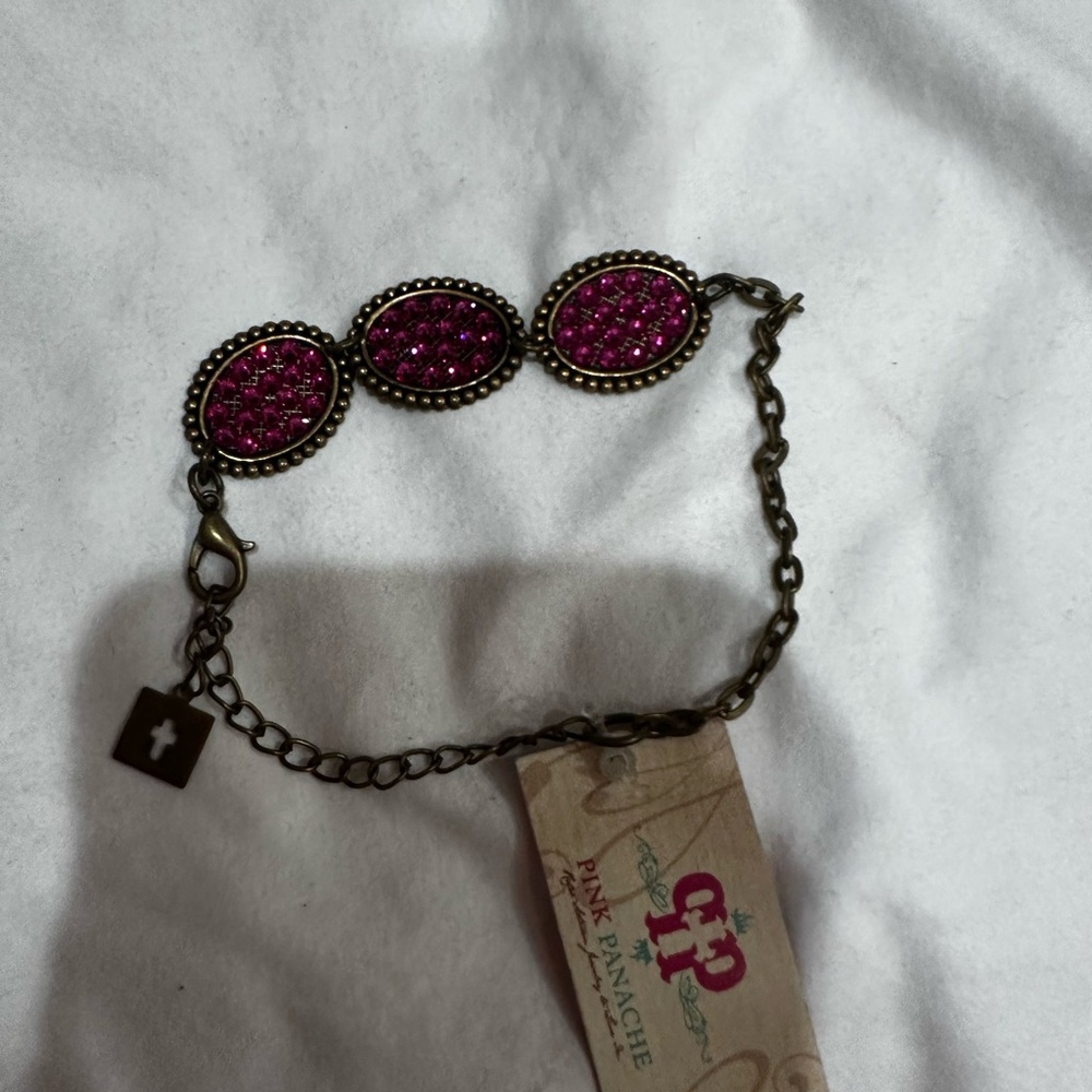 Pink Panache Fuchsia Stone Bracelet